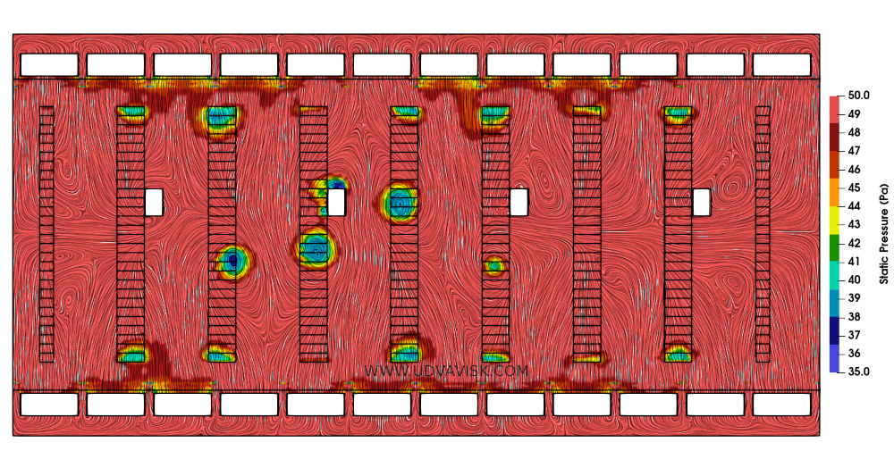 under_floor_vortex_by_CFD_analysis_in_data_hall_of_data_center